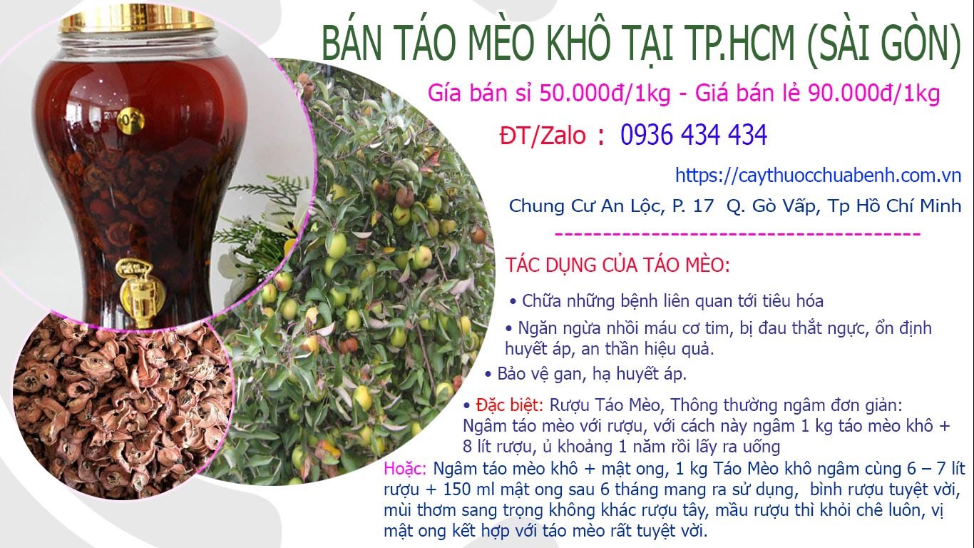 Bán Táo Mèo khô ngâm rượu uy tín tại Sài Gòn tphcm giá từ 50k