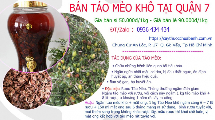 Mua bán Táo Mèo khô Yên Bái ngâm rượu giá từ 50.000đ/kg uy tín tại Quận 7